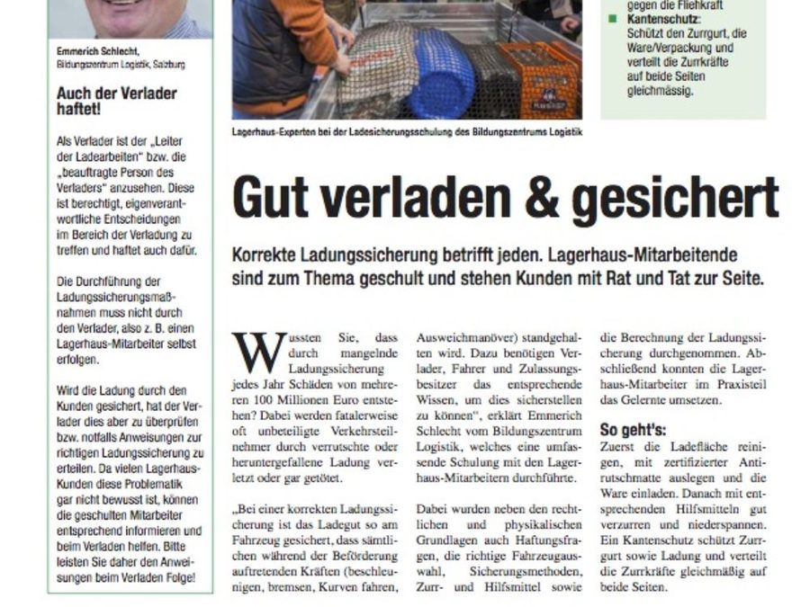 Bild zum Beitrag Ladungssicherung: was das Gesetz verlangt