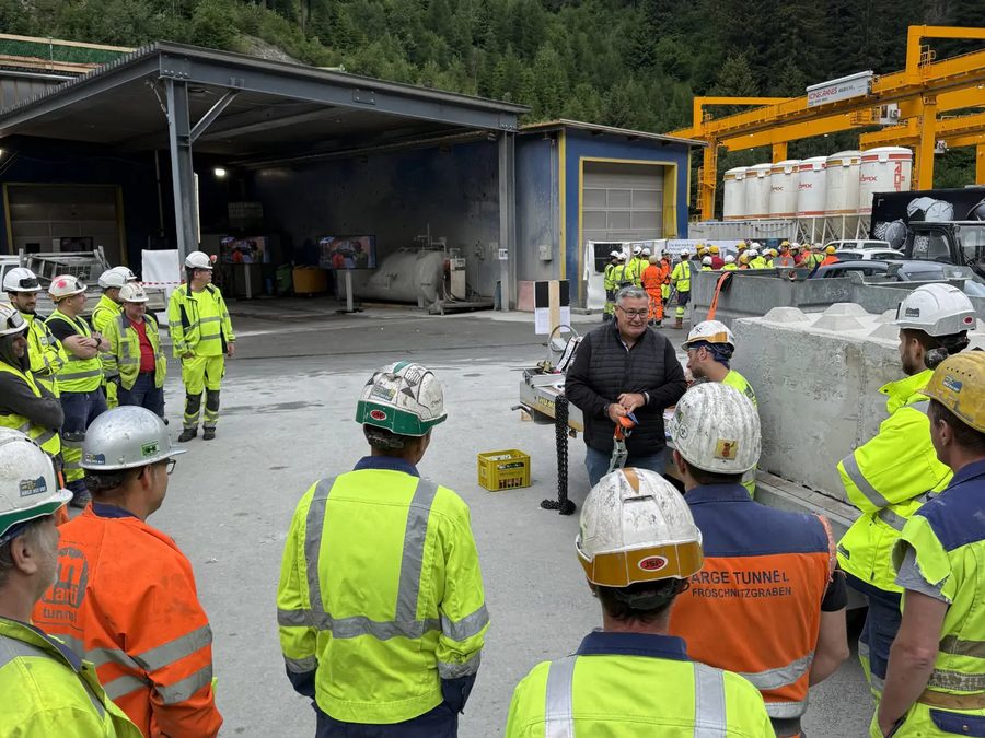 Image for the article Safety days at the Brenner Base Tunnel